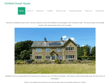 Tablet Screenshot of kirkfieldguesthouse.co.uk